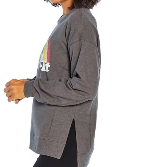 NWOT WILDFOX Easy Does It - Rainbow Vintage Graphic Novelty Print Sweatshirt - Picture 3 of 12